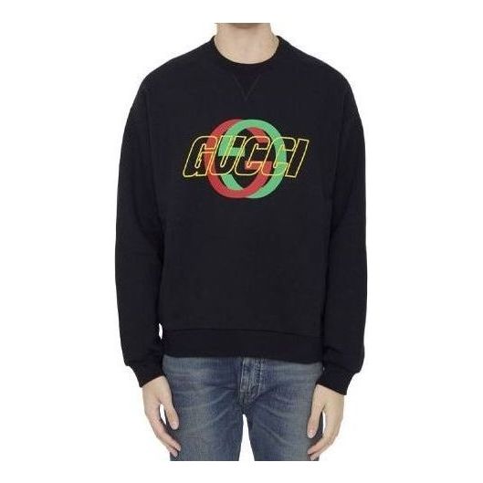 Gucci Cotton Jersey Sweatshirt With Embroidery 'Black' 768460-XJGA1-1162