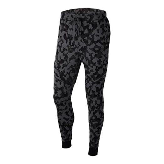 Nike Tech Fleece Street Slim Fit Camouflage Long Pants Black Camouflage CJ5981-010