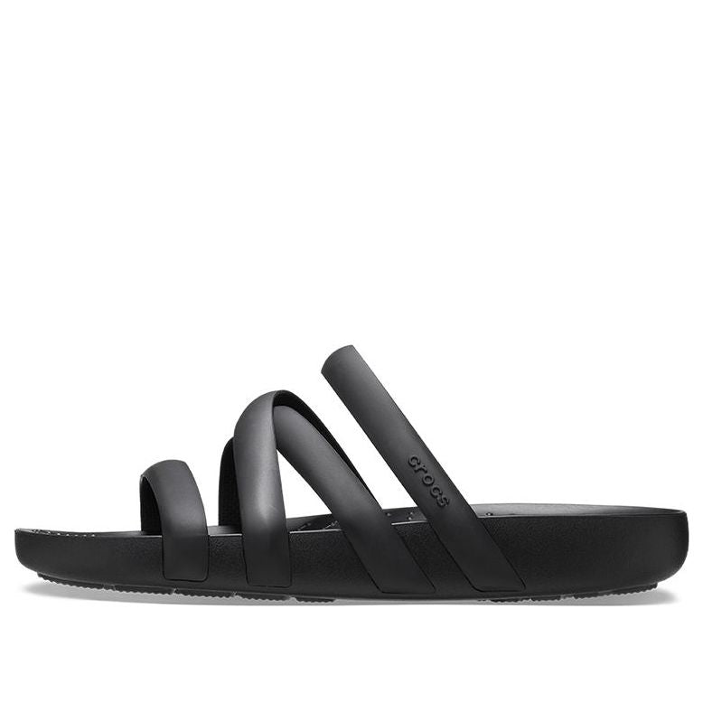 (WMNS) Crocs Splash Strappy Sandals 'Black' 208217-001