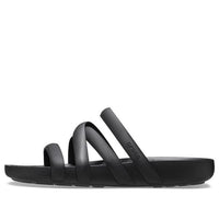 (WMNS) Crocs Splash Strappy Sandals 'Black' 208217-001