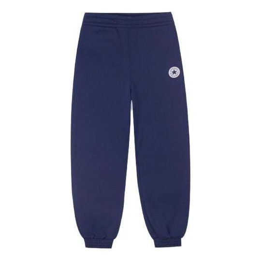 (WMNS) Converse Retro Chuck Knit Pant Asia Sizing 'Navy' 10025889-A08