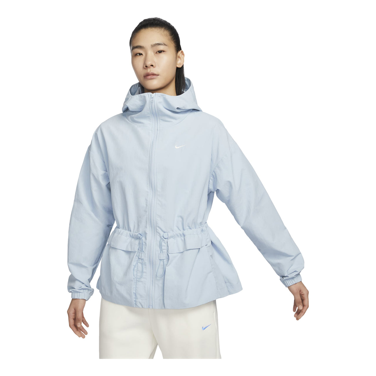 (WMNS) Nike Sportswear Everything Wovens Oversized Hooded Jacket 'Light Armoury Blue' FN3670-440