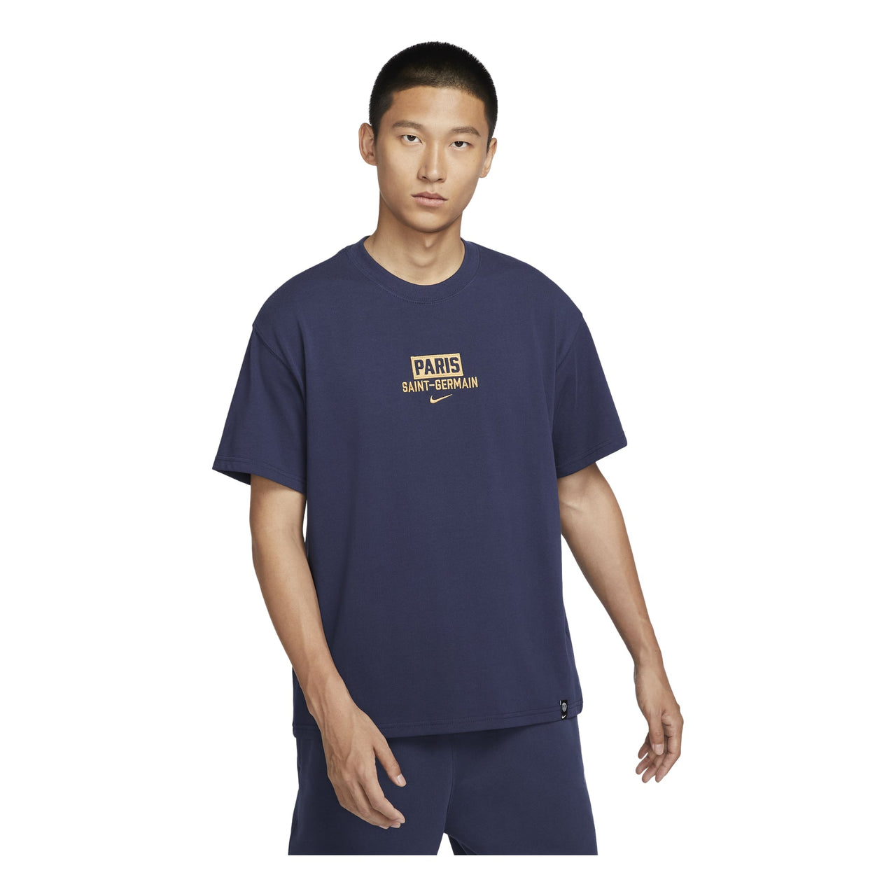 Nike Paris Saint-Germain Max90 T-shirt Asia Sizing 'Midnight Navy' HF0847-410