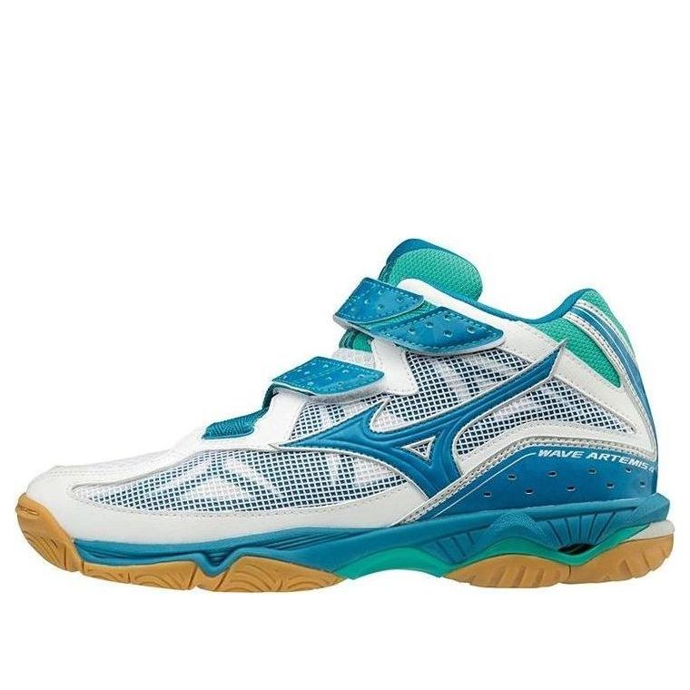 (WMNS) Mizuno Wave Artemis 4 Mid 'White Green Blue' V1GC185836