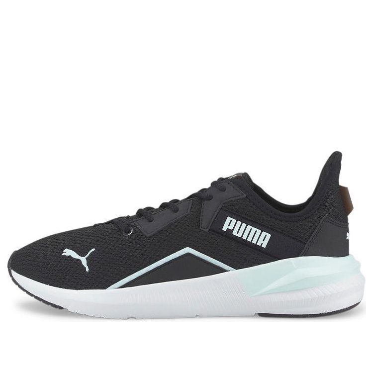 (WMNS) PUMA Platinum Shimmer 'Black White Blue' 195265-06