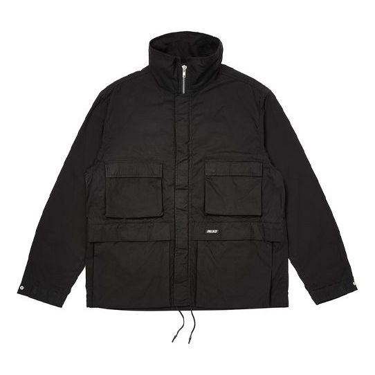 PALACE Drawstring Cargo Jacket Unisex Black P18JK013