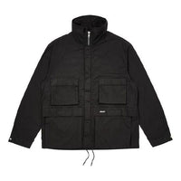 PALACE Drawstring Cargo Jacket Unisex Black P18JK013