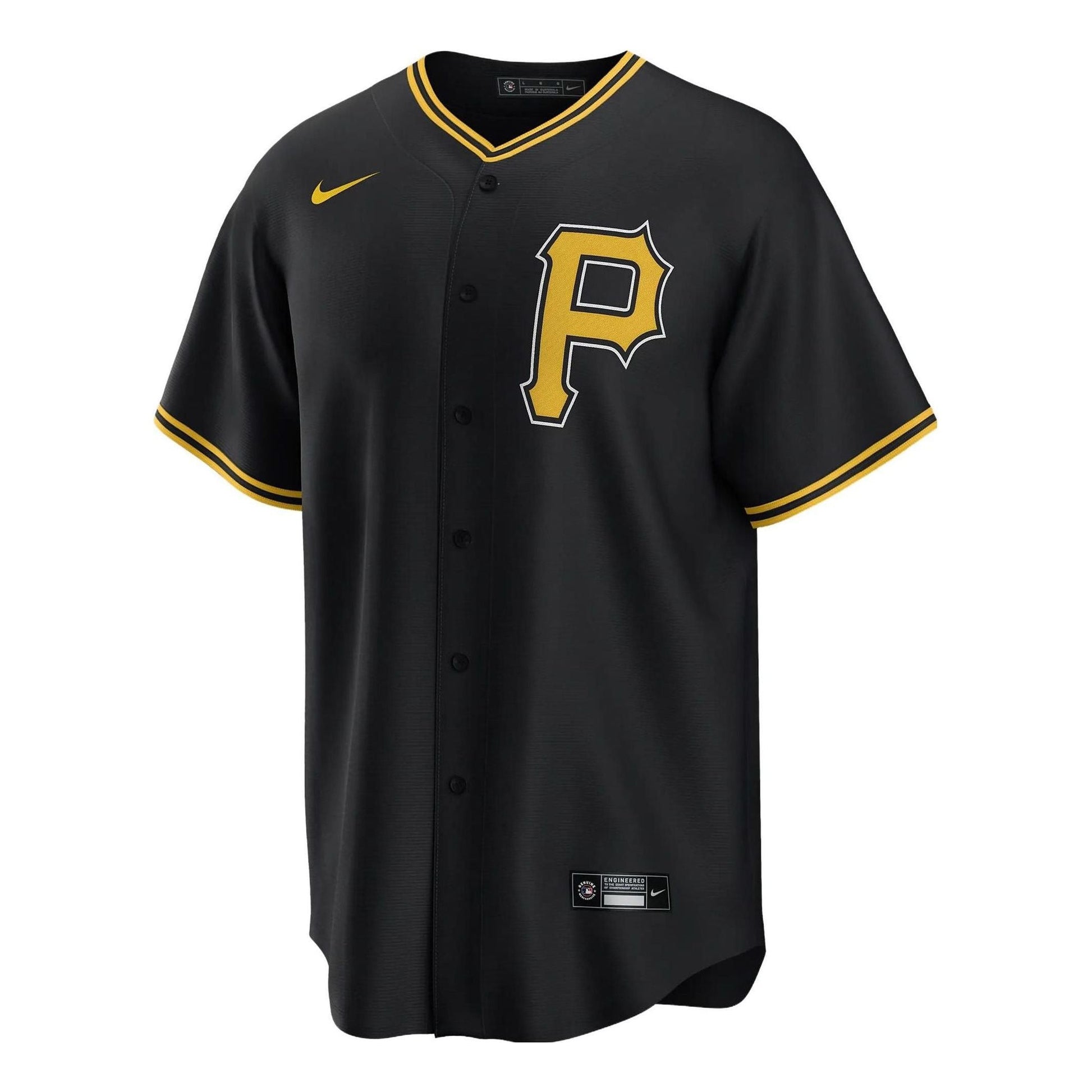 Nike x MLB Pittsburgh Pirates Replica Baseball Jersey 'Black' T770PTB3PTB-XV3