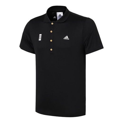 adidas Casual Cozy Sports Stylish polo Black CV6249