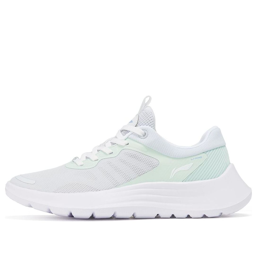 (WMNS) Li-Ning Light Feather 'White Light Green' ARST020-3