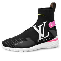 (WMNS) LOUIS VUITTON Aftergame High-Top Sneakers Black 1A6675