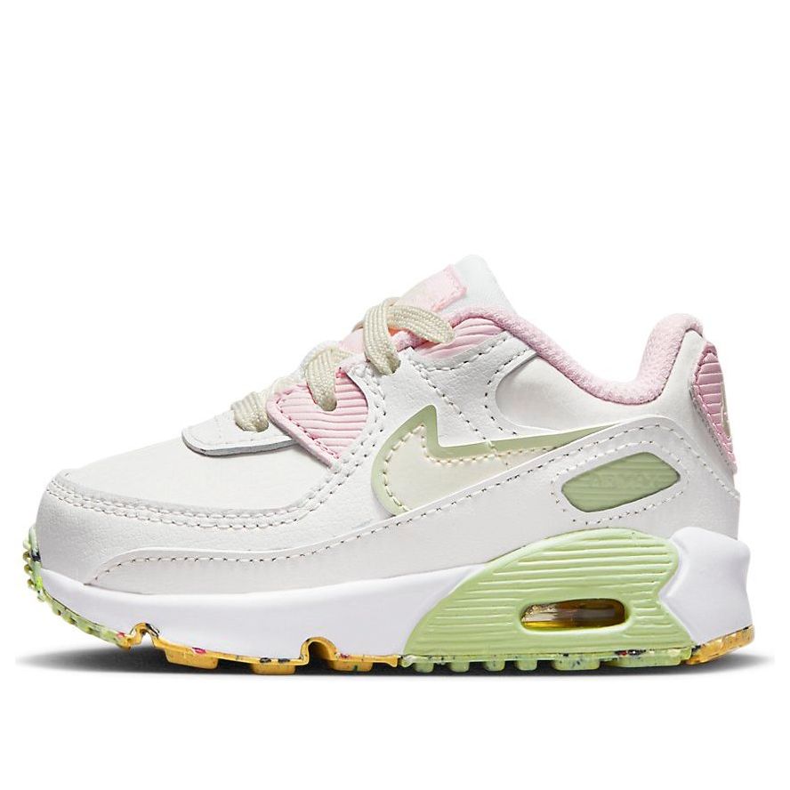 Nike Air Max 90 LTR Leather SE 'White Pink Green' DQ0278-100