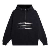 Li-Ning Way Of Wade Thunder Graphic Half Zip Hooded Jacket 'Black' AWDSC53-1
