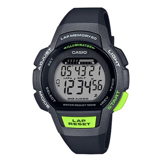 CASIO Waterproof Sports Shockproof Green Digital LWS-1000H-1A