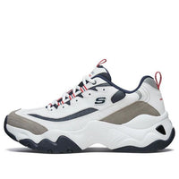Skechers D'Lites 3.0 Low-Top Daddy Shoes White/Grey/Blue 999226-WNVR