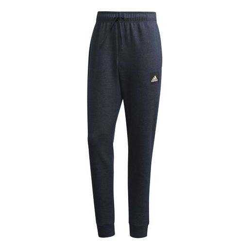 adidas Logo Drawstring Sports Pants Blue FL4014