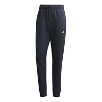 adidas Logo Drawstring Sports Pants Blue FL4014