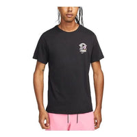 Nike Dri-FIT Doughnut Logo Training T-Shirt 'Black' FD0138-010