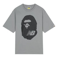 New Balance x A Bathing Ape T-Shirt Asia Sizing 'Grey' BATE2000-GYX
