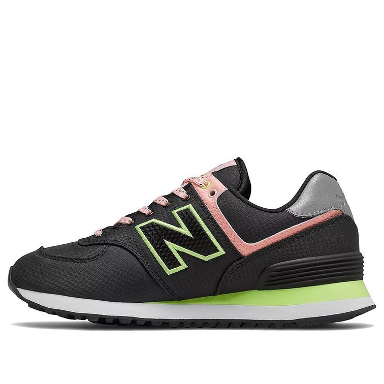 (WMNS) New Balance 574 v2 Shoes Black/Pink WL574WB2