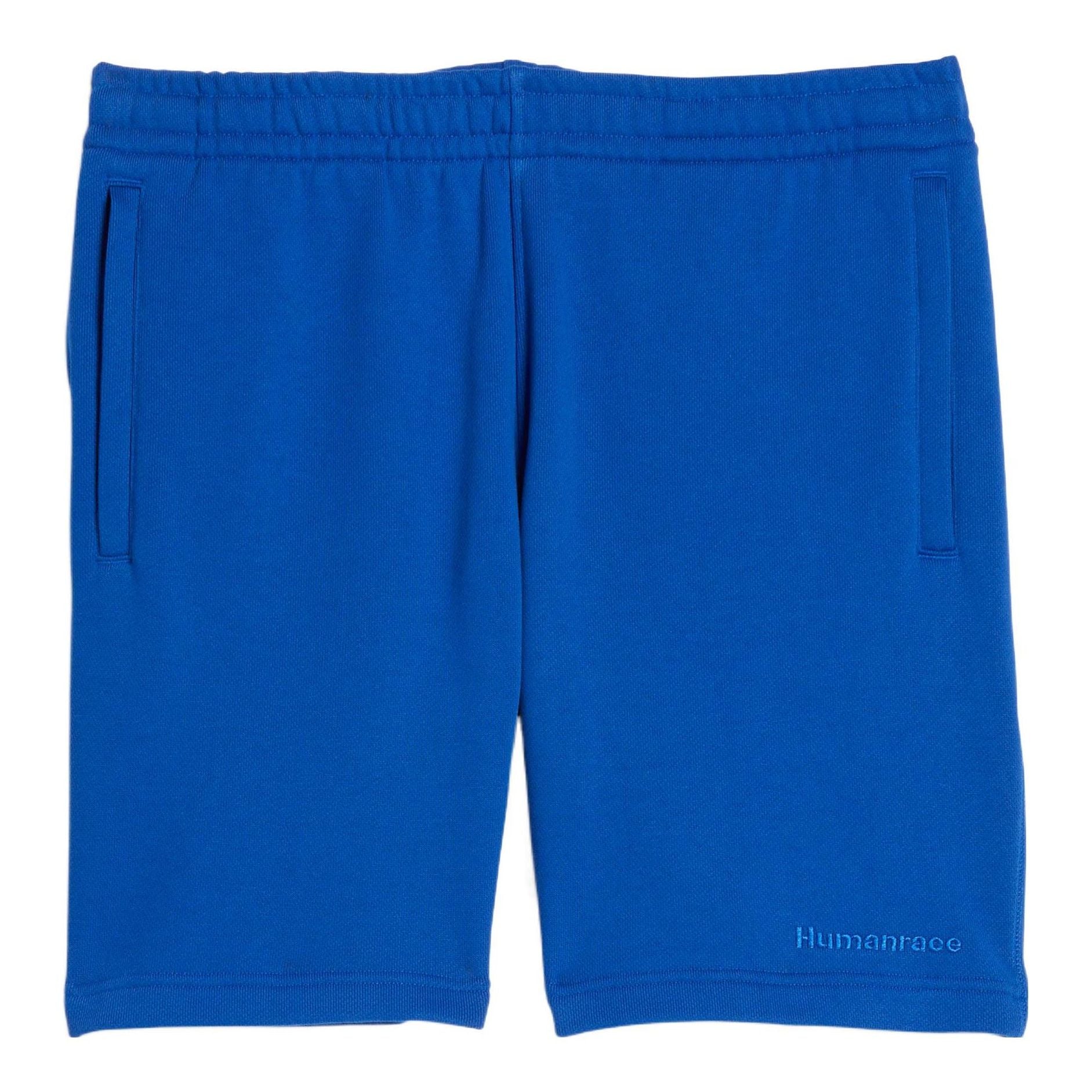adidas x Pharrell Humanrace Small Logo Shorts 'Blue' HF9923