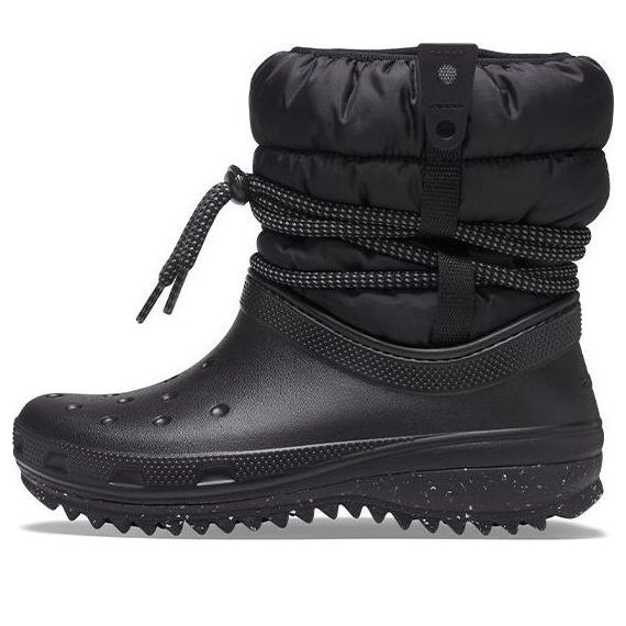 (WMNS) Crocs Classic Neo Puff Luxe Boots 'Black' 207312-001