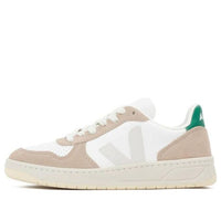 Veja V-10 Chromfree Low-Top Sneakers 'White Beige Green' VX0502961
