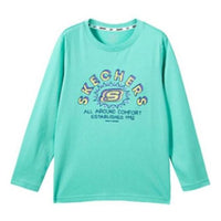 (GS) Skechers Logo Graphic Crew Sweater 'Multi-Color' L422K089
