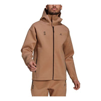 adidas Wj Jkt Warm Casual Sports Hooded Jacket Yellow GU1750