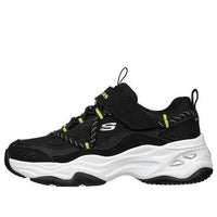 (GS) Skechers D'LITES 4.0 'Black' 405210L-BKGY
