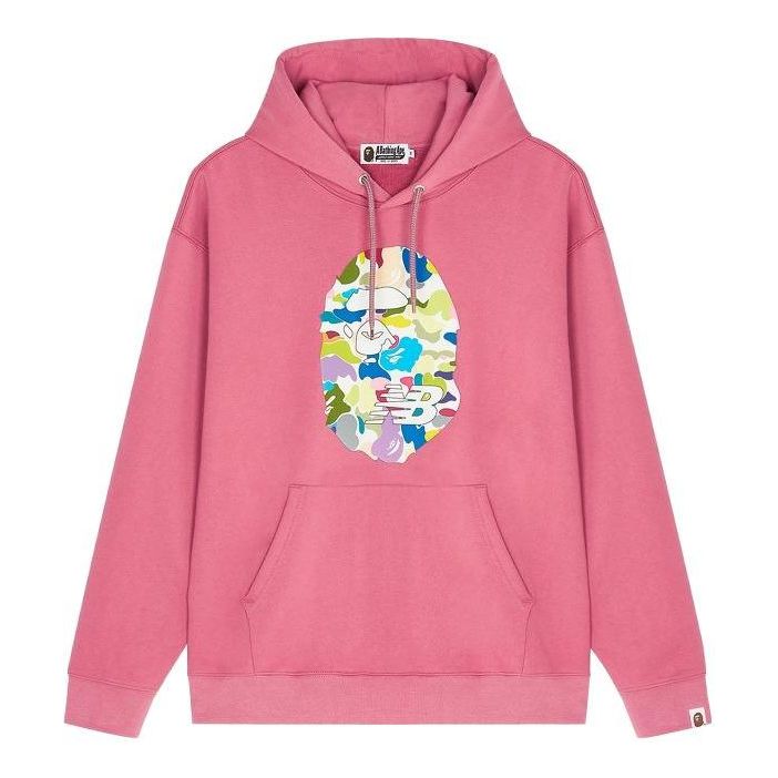 New Balance x A Bathing Ape Ape Relaxed Fit Hoodie Asia Sizing 'Pink Multi' BPSW00000-RDX
