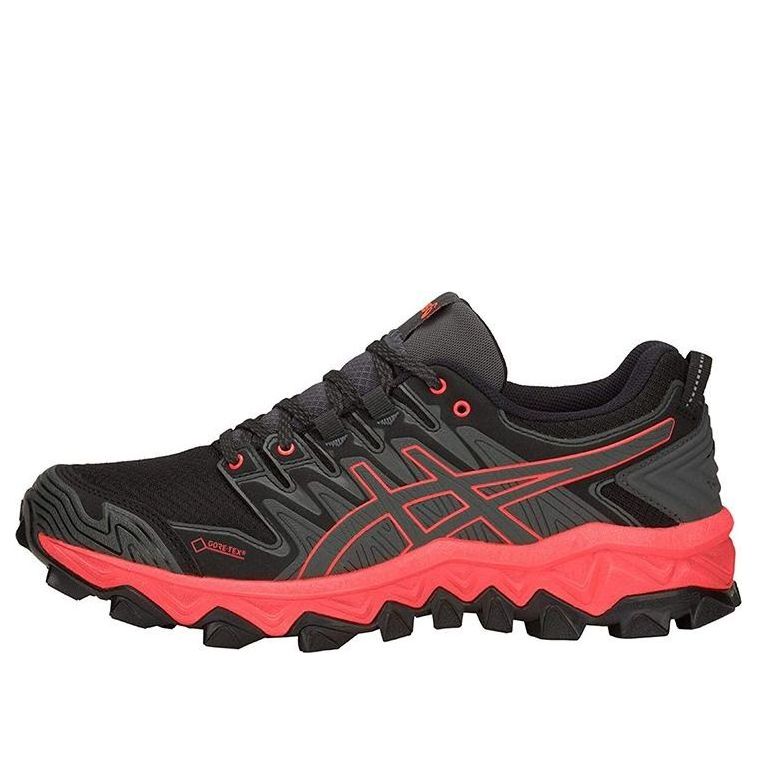 (WMNS) ASICS Gel-FujiTrabuco 7 GTX 'Dark Grey Flash Coral' 1012A190-020