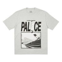 PALACE Some Kinda Skate T-Shirt Pattern Short Sleeve Unisex Gray P20TS203