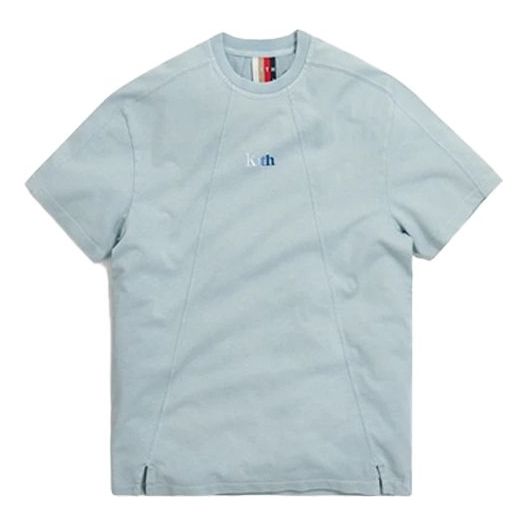 KITH Splicing Gradient Logo Short Sleeve Unisex Light Blue KH3818-109