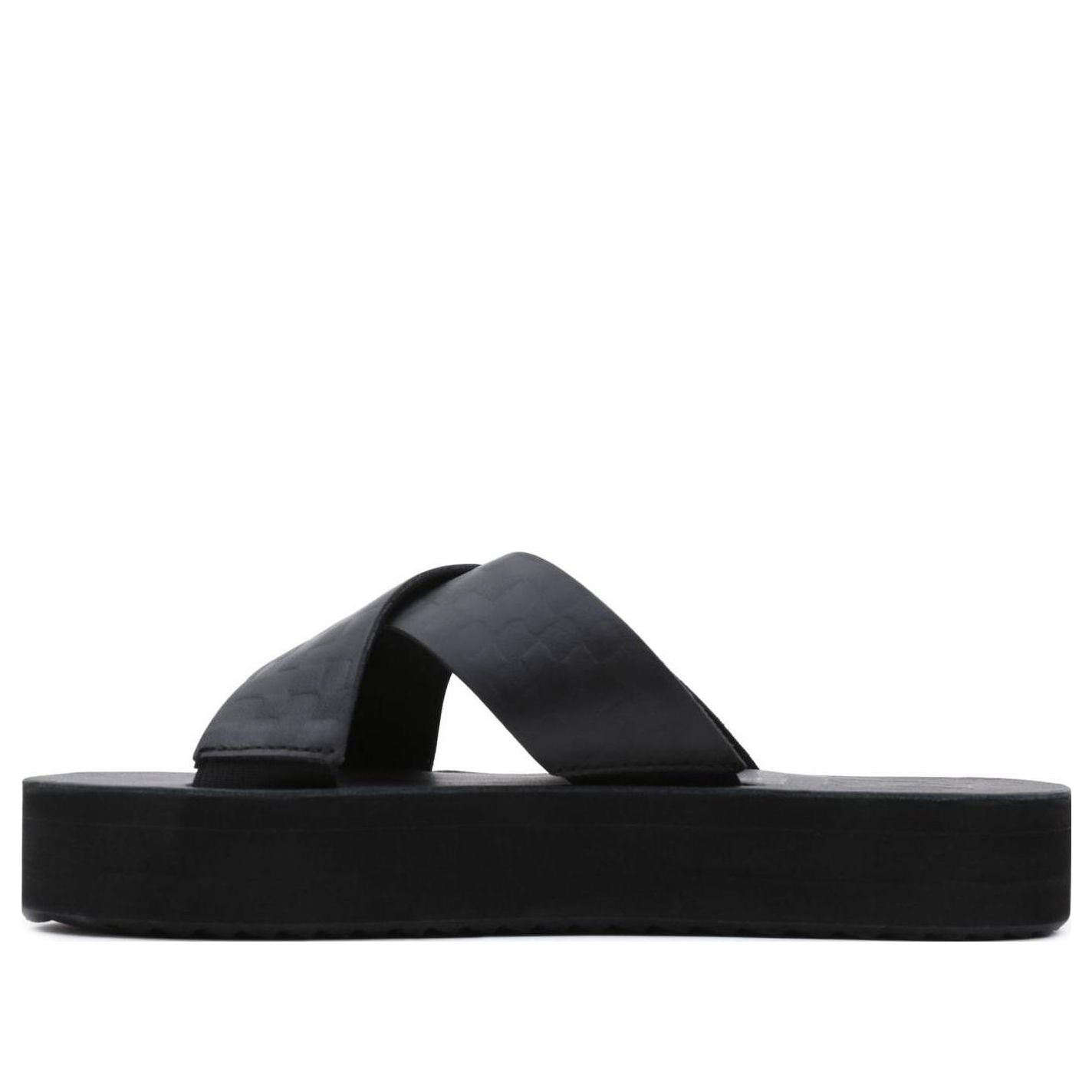 (WMNS) Vans x Karina Rozunko Cross Strap Mega Platform Sandals 'Black' VN0007QPBLK