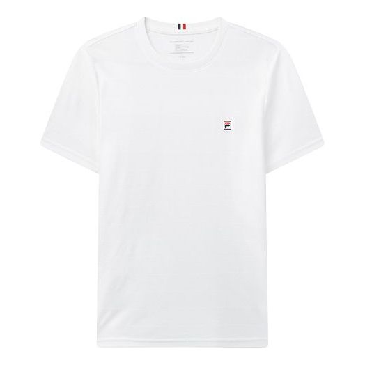 FILA Stripe Contrasting Colors Athleisure Casual Sports White F11M021109F-WT