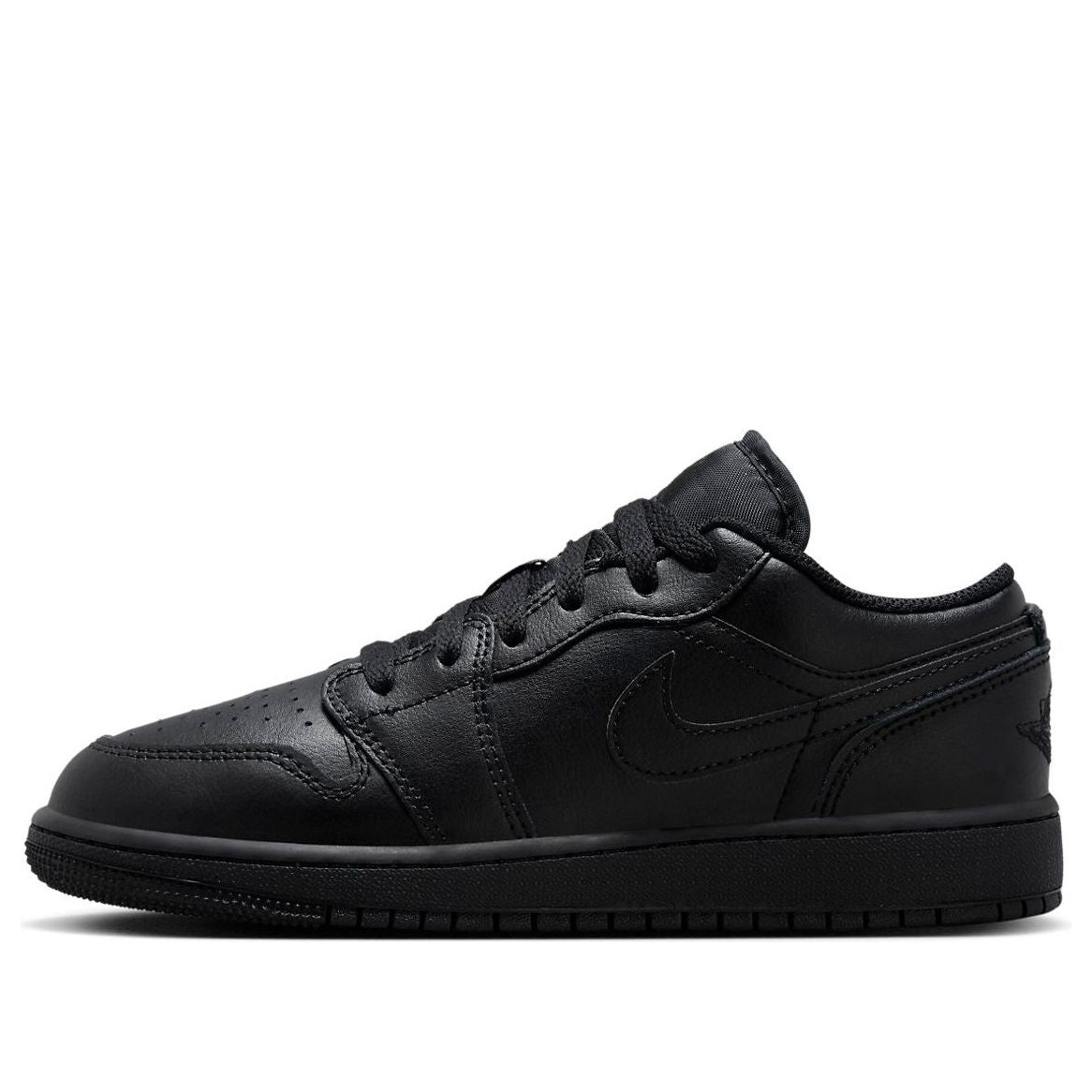 (GS) Air Jordan 1 Low 'Triple Black' 553560-093