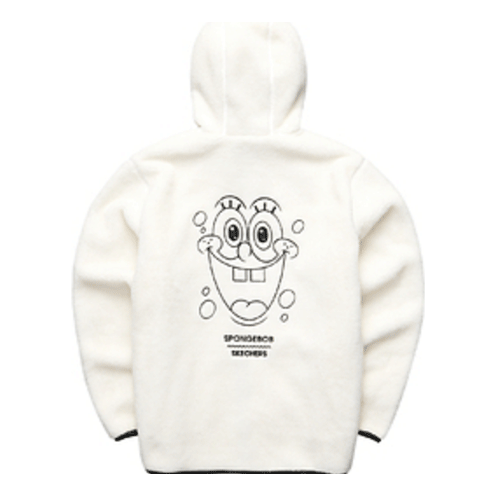 Skechers x SpongeBob SquarePants Warm Hooded Jacket 'White Pink Black' L321U204