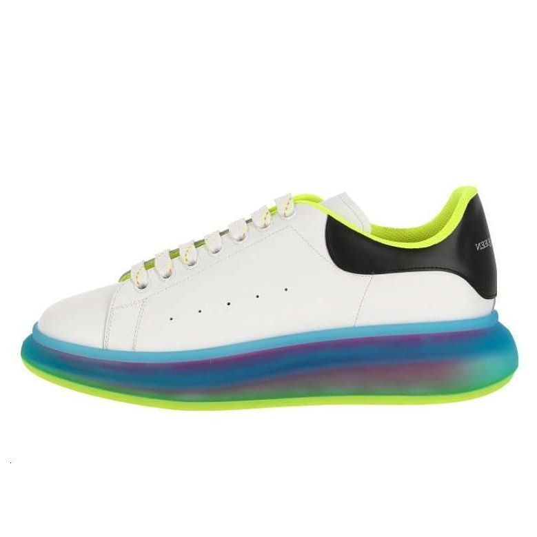 Alexander McQueen Oversized Sneaker 'Transparent Sole - White Iridescent' 662657WIBN39769