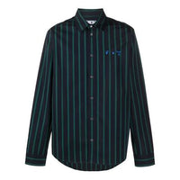 Off-White Striped Pivot Long Sleeve Shirt OMGA127E20FAB0034557