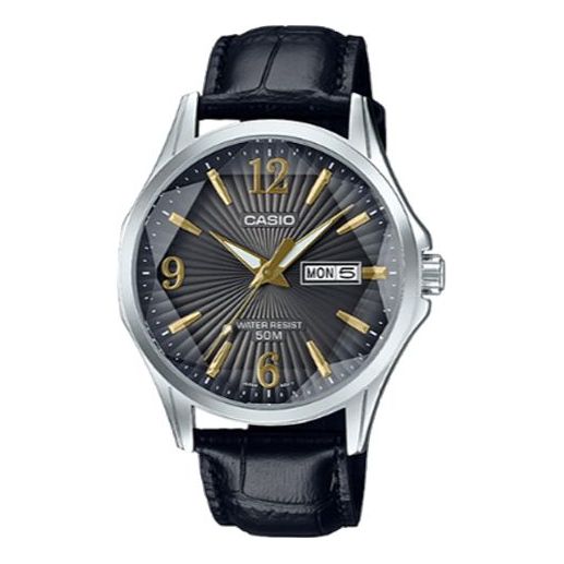 CASIO STANDARD Series Vintage Hand Calendar Wrist MTP-E120LY-1A Black Analog MTP-E120LY-1APR