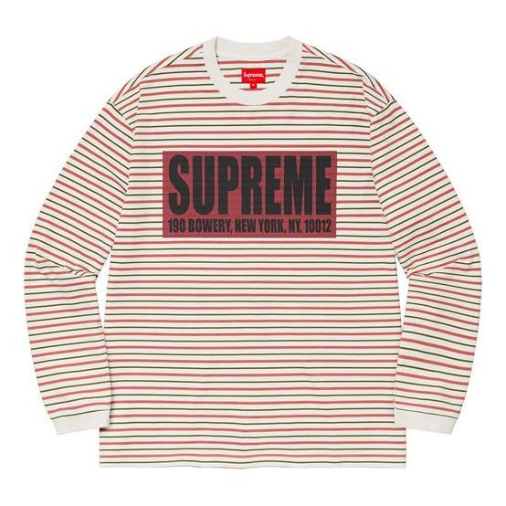 Supreme SS21 Week 1 Thin Stripe Top T SUP-SS21-461-WHI