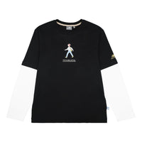 New Balance x Zero Per Zero Colorblock Long Sleeve Tee Asia Sizing 'Black White' NDA47013-BK