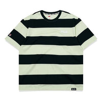 FILA FUSION Stripe Short Sleeve Unisex Green T11U036104F-DG
