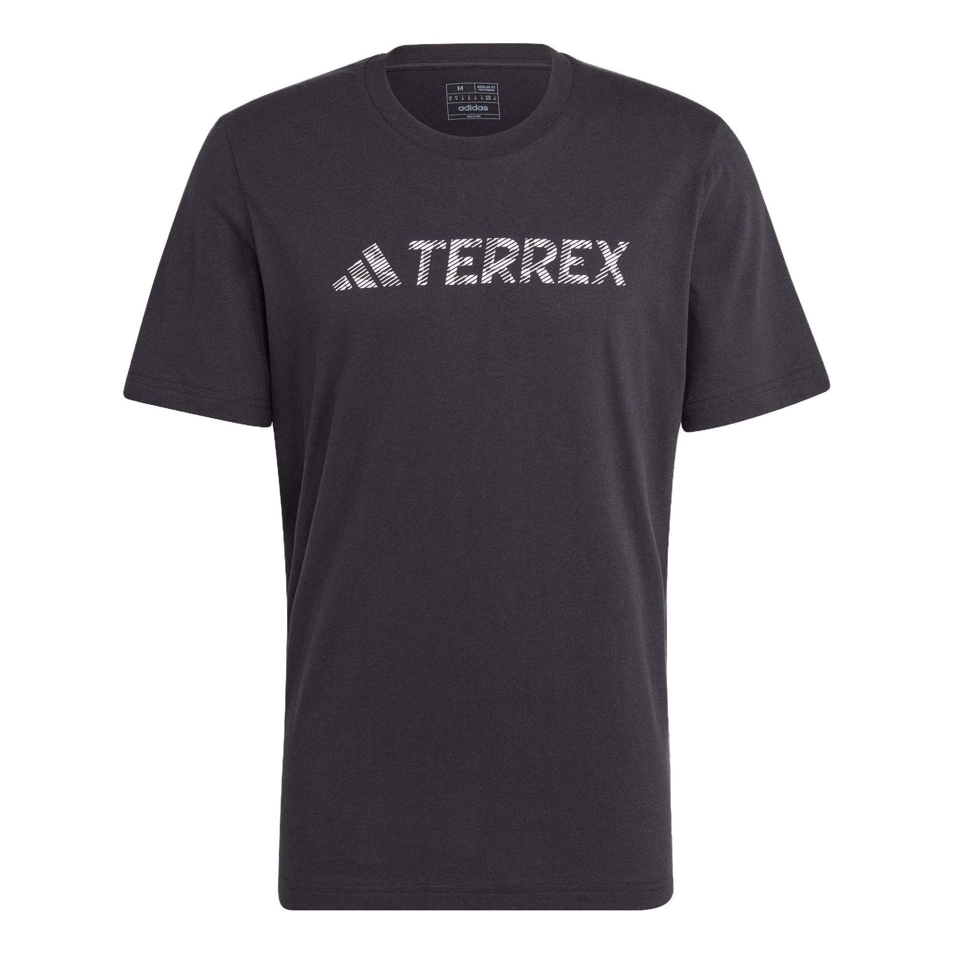 adidas Terrex Classic Logo Tee 'Black' HZ1399