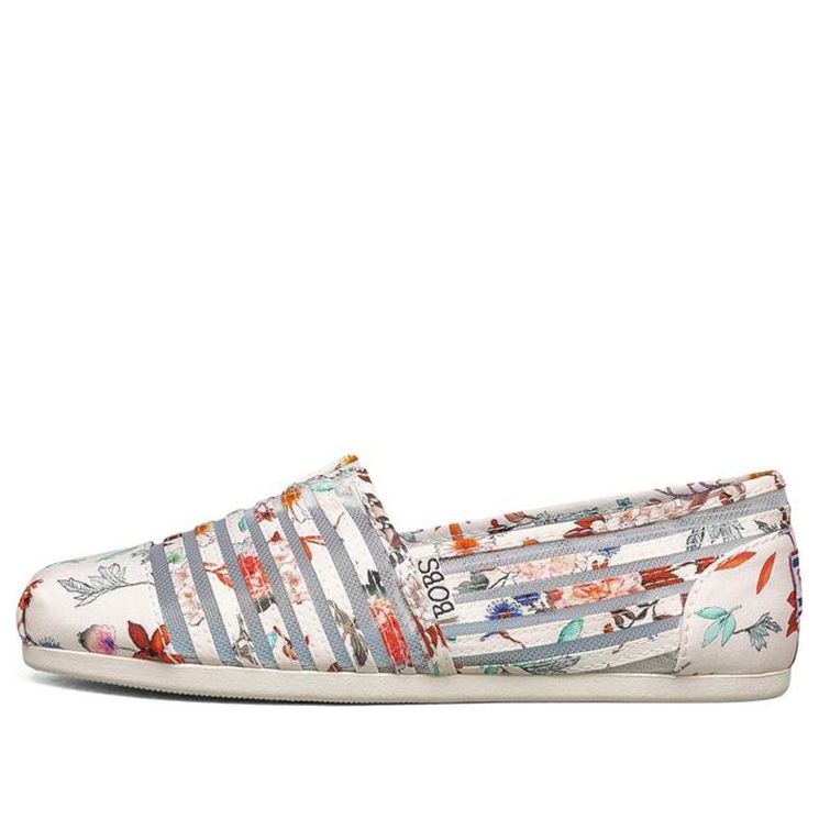 (WMNS) Skechers Bobs Plush 'Gray White Red' 33420-WMLT