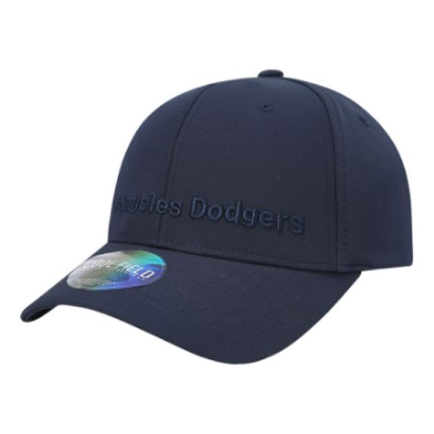 MLB Alphabet Embroidered Solid Color Baseball Cap Navy Blue 32CPTD811