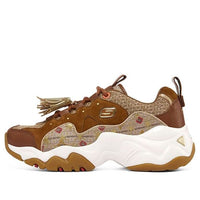 (WMNS) Skechers D'Lites 3.0 PRM Heritage 'Brown White' 149740-TAN