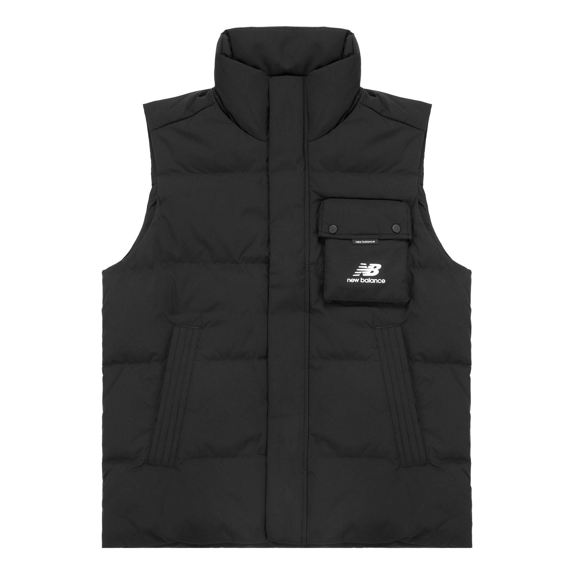 New Balance Windproof Puffer Vest Asia Sizing 'Black' AMV14310-BK