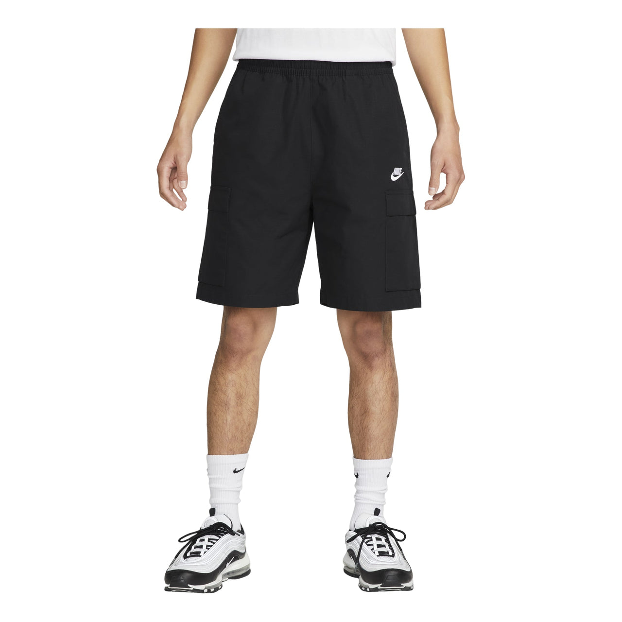 Nike Club Woven Cargo Shorts 'Black' FB1247-010